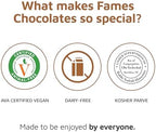 Fames Chocolates Gourmet Truffle Collection – 8-Piece Premium Chocolate Gift Box for Birthday, Holiday, Thank You, Corporate – Dairy-Free, Kosher, Vegan Gifts