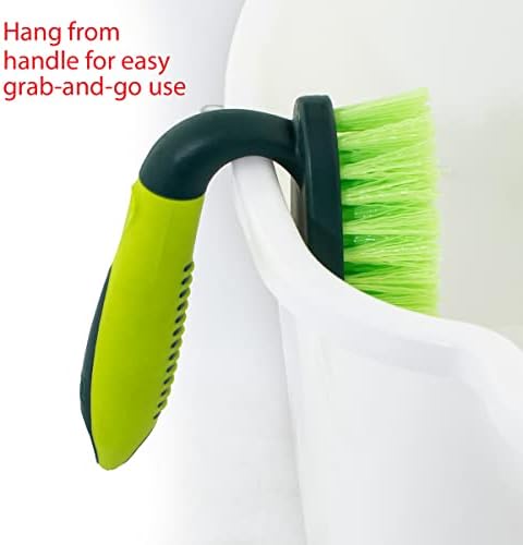 Pine-Sol Heavy Duty Scrub Brush – Comfort Grip | Iron Handle Design | All-Purpose Scrubber for Cleaning Kitchen, Bathroom, Sinks, Tubs, Floors