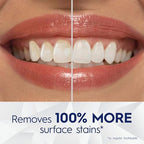 Crest 3D White Brilliance Vibrant Peppermint Teeth Whitening Toothpaste, 4.6 oz Pack of 3, Anticavity Fluoride Toothpaste, 100% More Surface Stain Removal, 24 Hour Active Stain Prevention