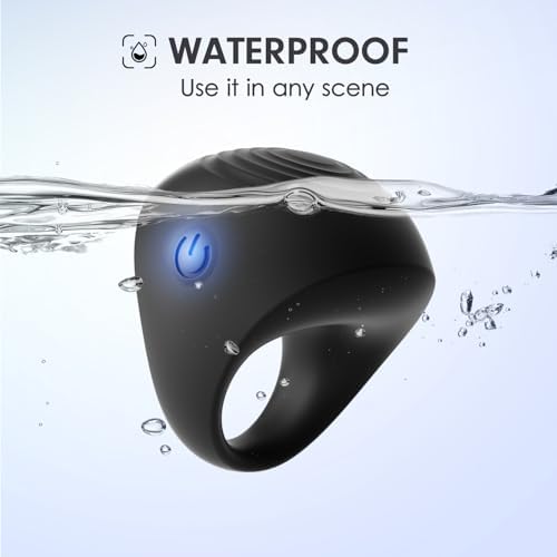 Mini Massager, Waterproof Rechargeable Portable Body Massage Ball, Multifunctional Finger Massager, Black