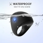 Mini Massager, Waterproof Rechargeable Portable Body Massage Ball, Multifunctional Finger Massager, Black