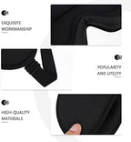 Sleep Eye Mask for Complete Light Blocking Comfortable Black Blindfold for Travel and Rest for Men and Women Made from Breathable Material
