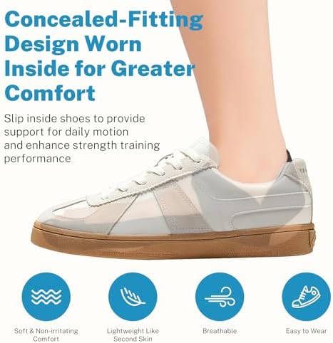 Thumb Valgus Corrector for Men and Women, Bunion Corrector, Big Toe Fixation with Thumb Strap & Adjustable Sole Straps! Lightweight, Breathable Material and Detachable Curved Aluminum Bar for All - Day Wear, 2 Pcs