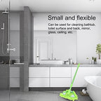 Extendable Mop, 37 Inch Wall Mop with Long Handle, Chenille Microfiber Cleaning Head Wall Mop, 180 Degree Rotatable Triangular Cleaning Mop Home Wall Ceiling Floor Cleaning