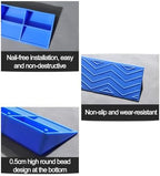 Threshold Ramp with Non-Slip Surface, Portable Wheelchair Ramp, Curb Ramps for Sweeping Robot, Wheelchairs, Bicycles, Scooters(1cm/0.3in)