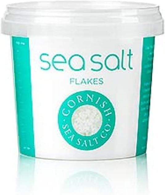 Cornish Sea Salt Flakes – Flaky sea salt for cooking from Cornwall UK – a natural finishing salt 150g
