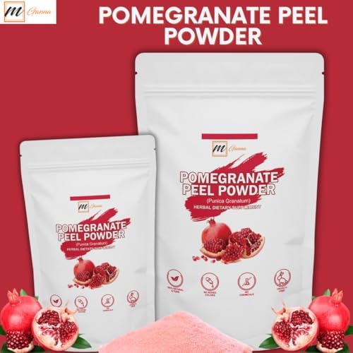 100% Natural Pomegranate Peel/Punica Grantum Powder for Skin, Hair and Health Care 0.5 LBS / 227 GMS