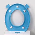 Toilet for Seat Cushion Toilet for Seat Cover with Handle Waterproof EVA Toilet for Seat Pad Mat Reusable Warm Soft Pad Toilet Seat Cover, Yellow