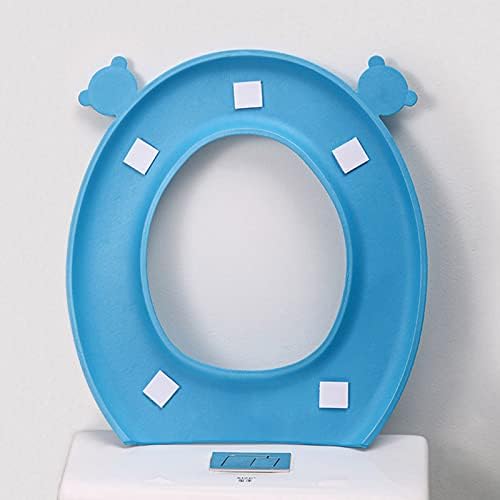 Toilet for Seat Cushion Toilet for Seat Cover with Handle Waterproof EVA Toilet for Seat Pad Mat Reusable Warm Soft Pad Toilet Seat Cover, Yellow