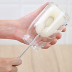 AKOAK Set of 4 Sponge Cleaning Brushes, Scratch Free Glass Cleaning Brushes for Bottles, Kettles, Cups, Baby Bottles and More