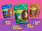 Fillo's Ready to Eat Beans Variety Pack | Black Beans, Lentils, & Pink Beans | Gluten-Free, Preservative-Free, Microwavable Meals, Non-GMO, Vegan, Plant Protein, 10 oz Pk of 6
