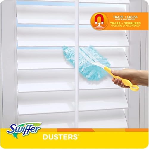 Duster Refill Kit + 1 Handle, 28 Count - Includes Duster Refills and Handle for Efficient Dusting, Pure_1