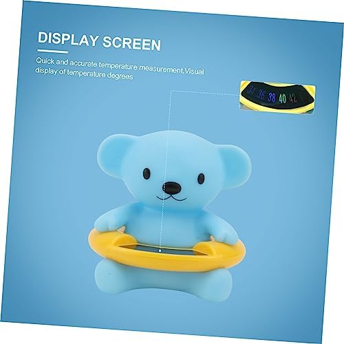 1pc Cute Bear-Shaped Bath Thermometer for Safe Water Temperature for Bathing Fun Curiosity