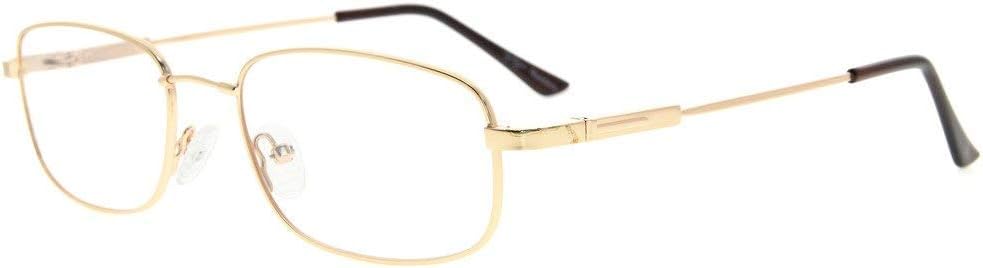 Eyekepper Mens Womens Reading Glasses Bendable Titanium Memory Readers