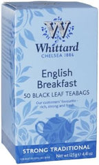 Whittard English Breakfast, 50 Black Leaf Tea Bags
