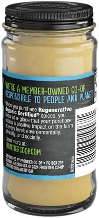 Frontier Co-op Organic Ginger Root Powder, 1.31 Ounce Bottle, Spicy Sweet Powder For Food & Tea, Finely Ground, Kosher