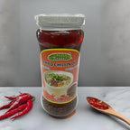 Thai Flavour Fried Chili in Oil, 12 oz, Spicy and Aromatic Chili Crisp Topping for All Foods