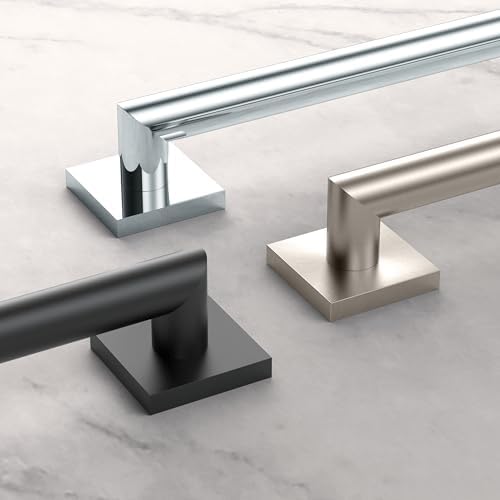 Gatco 664SN Glam Too 36" L Grab Bar, Satin Nickel/ADA Compliant Stainless Steel Safety Grab Bar for Bathroom