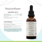 Passionflower B60 Alcohol-Free Herbal Extract Tincture, Concentrated Liquid Drops Natural (Passiflora Incarnata) 2 fl oz