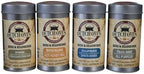 Dutch Oven Smokehouse Variety Spice gift Pak III - Motherlode, Trail Dust, Californio, Wyoming - Handcrafted Seasoning for Brisket, Pork, Ribs & Chicken - All-Natural BBQ Rubs - Authentic Western Smokehouse Flavors - 4x10.5oz