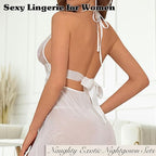 Lingerie for Women Sexy Lingerie and Panty Sets Robes 2 PCS Lace Sexy Pajama Sleepwear Nightgowns Outfits for Women