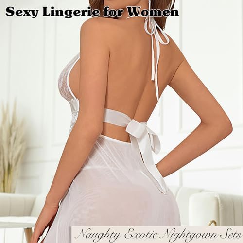 Lingerie for Women Sexy Lingerie and Panty Sets Robes 2 PCS Lace Sexy Pajama Sleepwear Nightgowns Outfits for Women