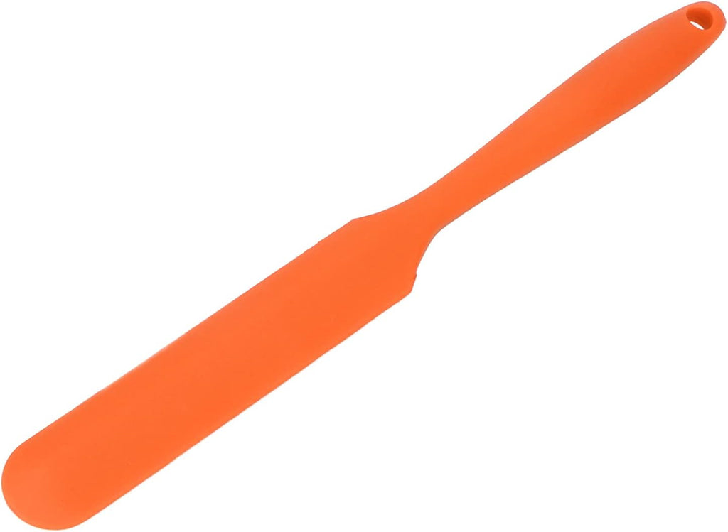 Yinhing Wax Spatula, Silicone Spatula Waxing Applicator, Hair Removal Waxing Scraper, Hard Wax Sticks for Wax Warmer, Silicone Stir Sticks for Home Salon (Orange)