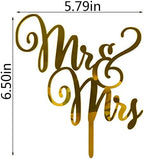 Acrylic Mr & Mrs Cake Topper,Bride and Groom Cake Topper, Wedding or Anniversary party Decoration Supplies