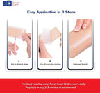 GauzeCare Silicone Scar Tape – 1.6”x120” Roll – Medical-Grade, Reusable, Professional Silicone Scar Tape for surgical scars, C-Section, Burns, Keloid, and Acne Scars