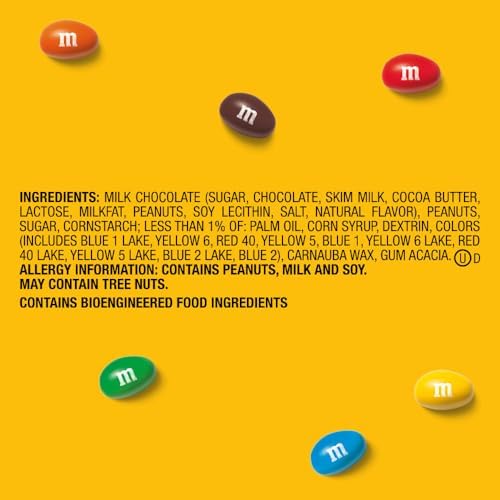 M&M'S Peanut Milk Chocolate, Sharing Size, 10.05 oz Resealable Bag