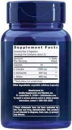 Life Extension Branched Chain Amino Acids (BCAAs), leucine, isoleucine, valine, Promotes Muscle Recovery After Exercise, Gluten-Free, Non-GMO, 90 Capsules