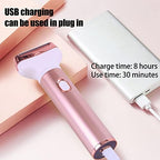4 in 1 Hair Trimmer, Women Multi Functional Trimmer, Portable Painless Cordless Electric Hair Trimmer, Rechargeable Ladies Epilator for Eyebrow Beard Nose Body Hair
