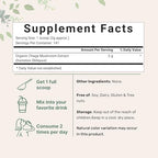 Micro Ingredients Organic Chaga Mushroom Extract, 10 oz | 100:1 Wild Harvested | Supports Immune & Antioxidant Defense | Great for Tea & Smoothies | Non-GMO, Vegan Friendly