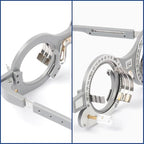 Optical Trial Lens Frame Fixed PD 62mm Optometry Frame with Adjustable Temple Arms - Suitable for Optometrists
