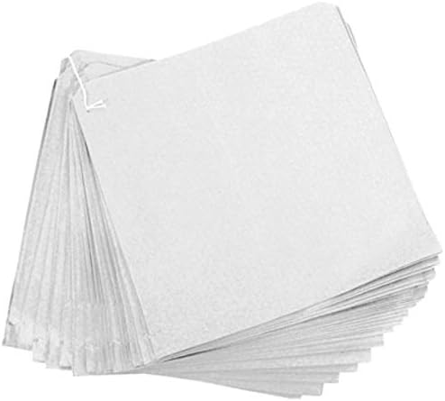 10x10 Inch Sulphite White Paper Bags Strung, Used for Fruit, Vegetables, Mushroom,Popcorn, Sweets and Crafts recycable biodegradeable Bags Uk Store 247 (1000)