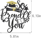 So Proud of You Cake Topper, Congrats Grad Cake Decorations, 2025 Graduation Party Cake Decoration You Did It Graduations Cake Topper, Senior High School Graduation Party Decoration Supplies