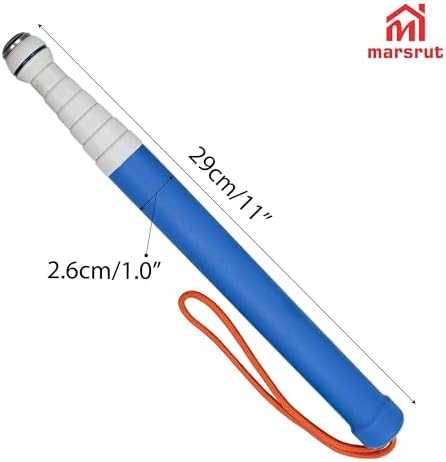 Walking Stick for Blind Telescopic Cane with Storage Bag, 51" Extented Anti Slip Shockproof Retractable Folding Reflective Telescoping Prop Gadgets Items for Seeing Eye Vision Visually Impaired-Blue