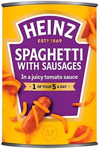 Heinz Spaghetti And Sausages 400G