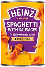 Heinz Spaghetti And Sausages 400G