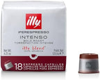 Illy Capsules Dark Roast - Set 6 cubes of 18 capsules each Black