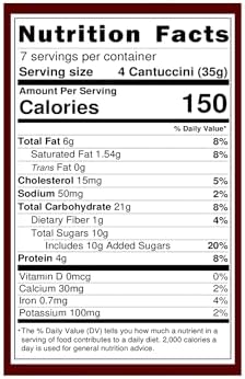 Sanniti Cantuccini Almond Biscuits | Traditional Italian Cookies with Almonds | Product of Italy, 8.8 oz (250g) (Pack of 6)