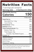Sanniti Cantuccini Almond Biscuits | Traditional Italian Cookies with Almonds | Product of Italy, 8.8 oz (250g) (Pack of 6)