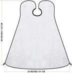 Beard Shaving Catcher Bib - The Smart Way to Shave - Beard Trimming Apron & Shaving Cape - Perfect Grooming Gift or Men's Birthday Gift - by Mobi Lock