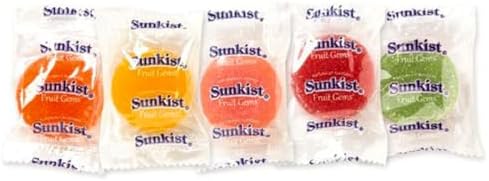 Fruit Gems - Individually Wrapped Fruit Jellies Gift - Bulk Bags by Lyza's Sweets & Treats (One Pound)