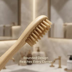10 Pack Bamboo Toothbrushes | Biodegradable & Compostable Eco-Friendly Natural Bamboo Charcoal Toothbrushes | BPA Free Soft Bristles Wooden Toothbrush - 100% RECYCLED PACKAGING (Adult - 10 Beige)