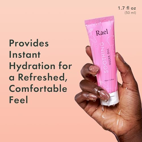 Rael Vaginal Moisturizer, Soothing Vulva Gel, Intimate Care for Women (1.7 Fl Oz, Pack of 2)