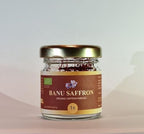 Organic Saffron - Banu Saffron Award Winning all Red Certified Organic Saffron Threads - 3 Grams (0.1 Ounce)