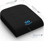 Everlasting Comfort Ventilated Wheelchair Cushions for Pressure Relief - Gel Memory Foam Wheel Chair Seat Cushion Pad for Seniors and Adults & Pain Relief - Soft Non-Slip Cover - Office Accessories