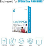HP Printer Paper | 8.5 x 11 Paper | Copy &Print 20 lb | 1 Ream Case - 500 Sheets| 92 Bright | FSC Certified | 200060