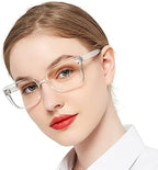 OCCI CHIARI Women's Reading Glasses 1.75 Stylish Readers Women 0 100 150 200 250 300 350 400 500 600 (Transparent, 1.75)